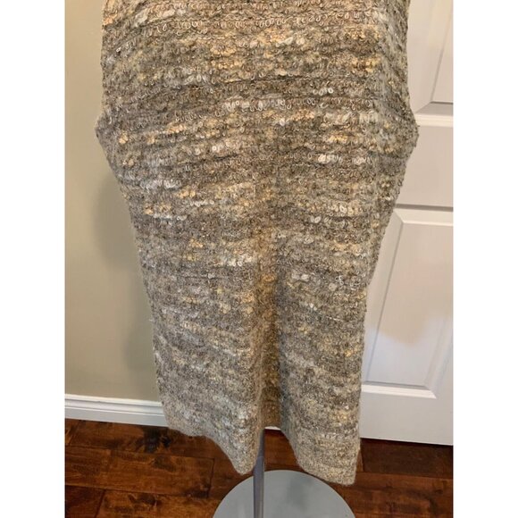 Free People Tan Boiled Wool Sleeveless Turtleneck Dress , Size S - Picture 3 of 7